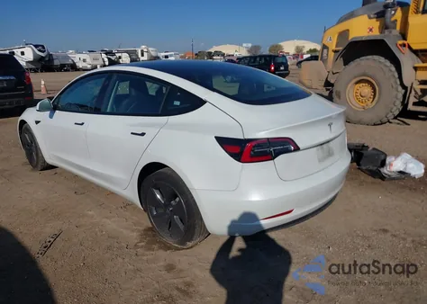 2023 Tesla Model 3 Rear-Wheel Drive from USA, damaged, VIN 5YJ3E1EA7PF542438